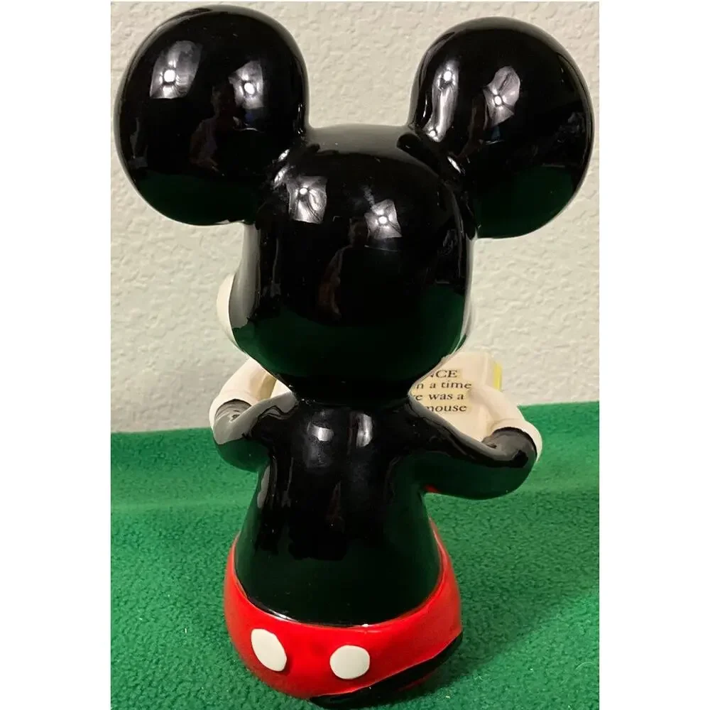 Mickey Mouse Vintage Minnie Story Book Ceramic Japan Disney Statue Figure